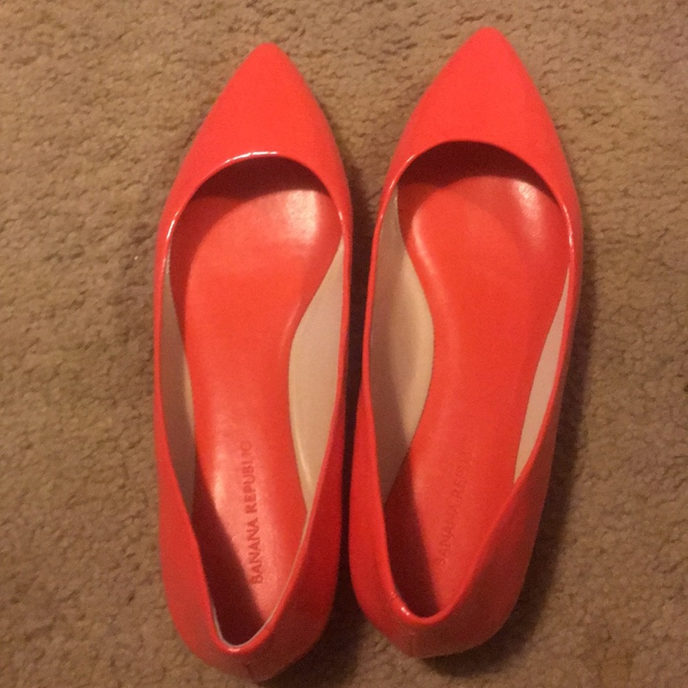 Coral Banana Republic flats